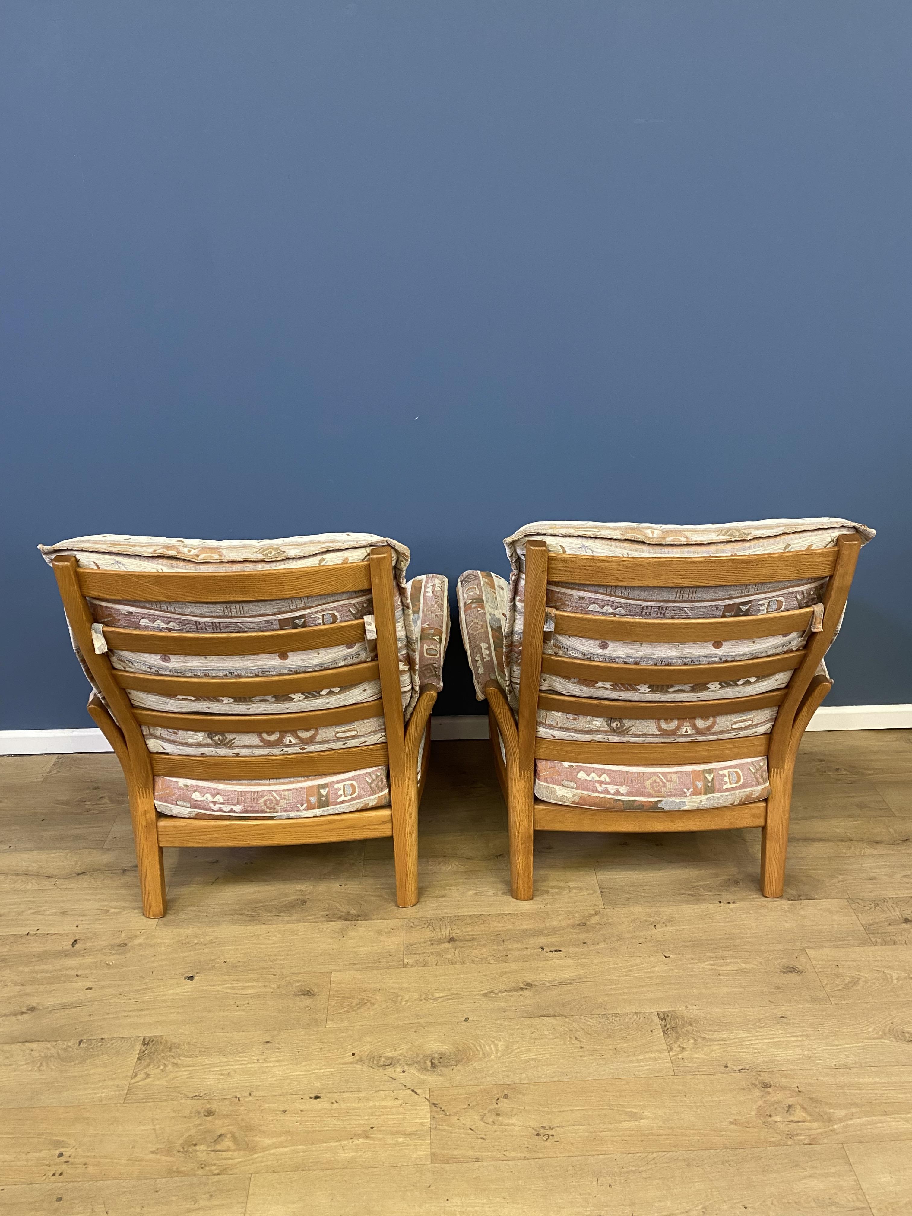 Pair of Ercol armchairs - Image 3 of 7