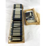 Collection of glass photograph slides