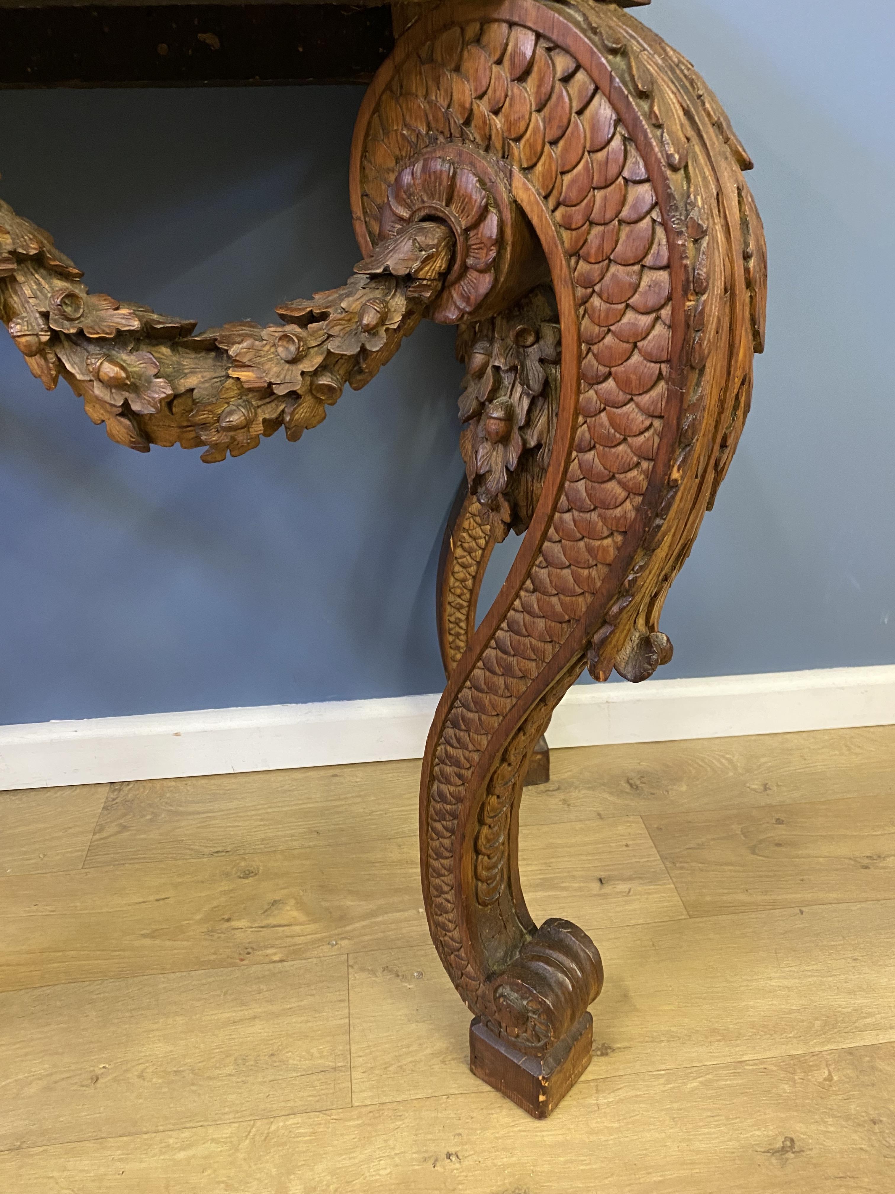18th/19th century console table - Image 11 of 28