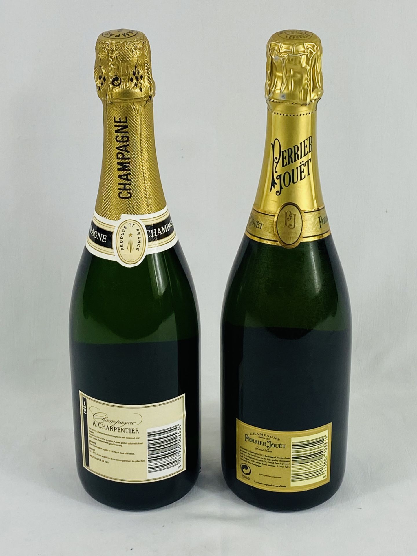 Bottle of Perrier Jouet Champagne; together with a bottle of Charpentier Tradition Brut. - Image 2 of 2