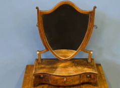 Georgian mahogany toilet mirror