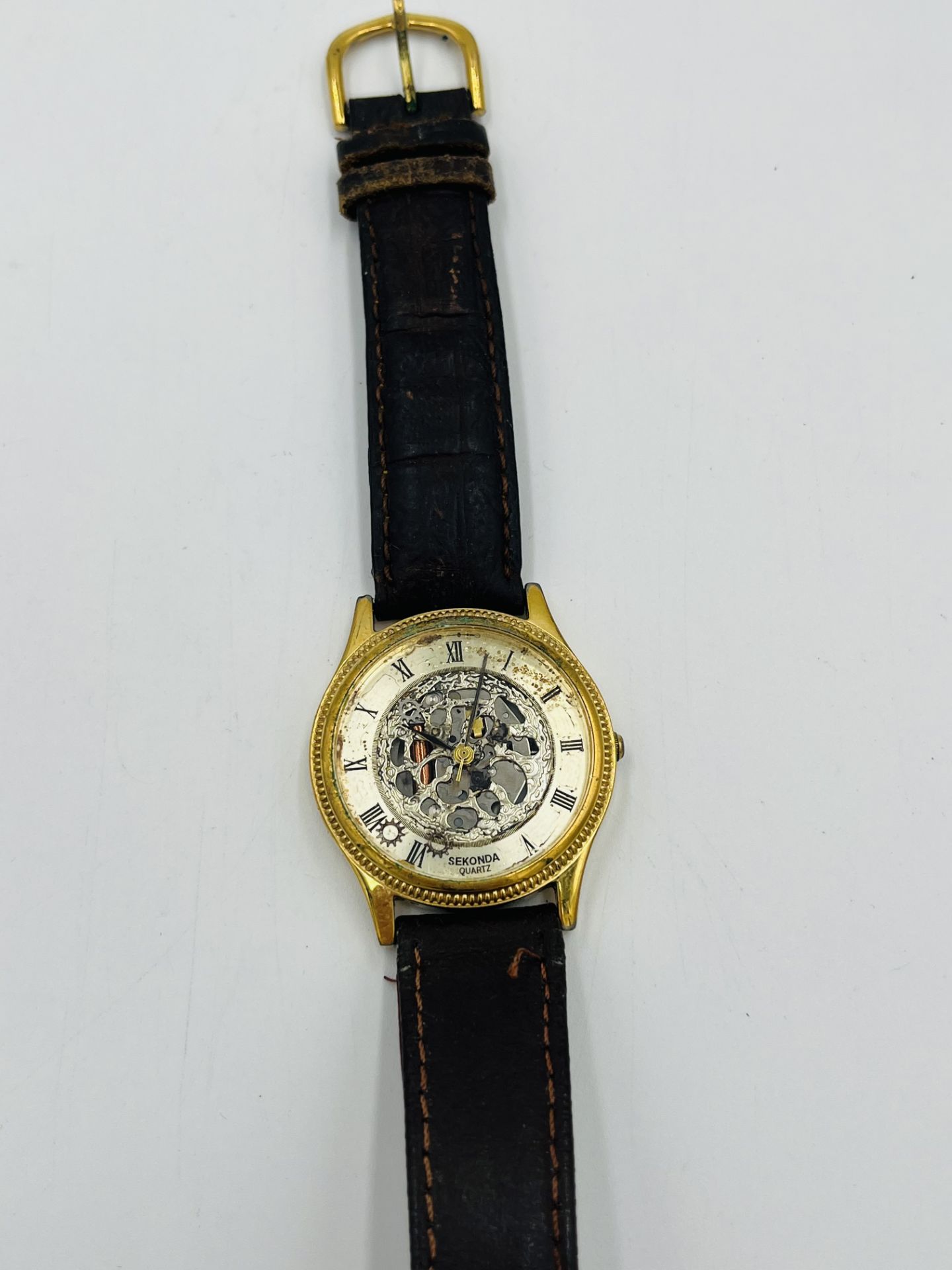 Nine various quartz watches and a fob watch - Image 4 of 12