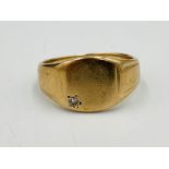 9ct gold signet ring