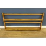 Ercol wall hanging shelves