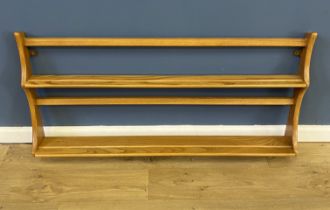 Ercol wall hanging shelves