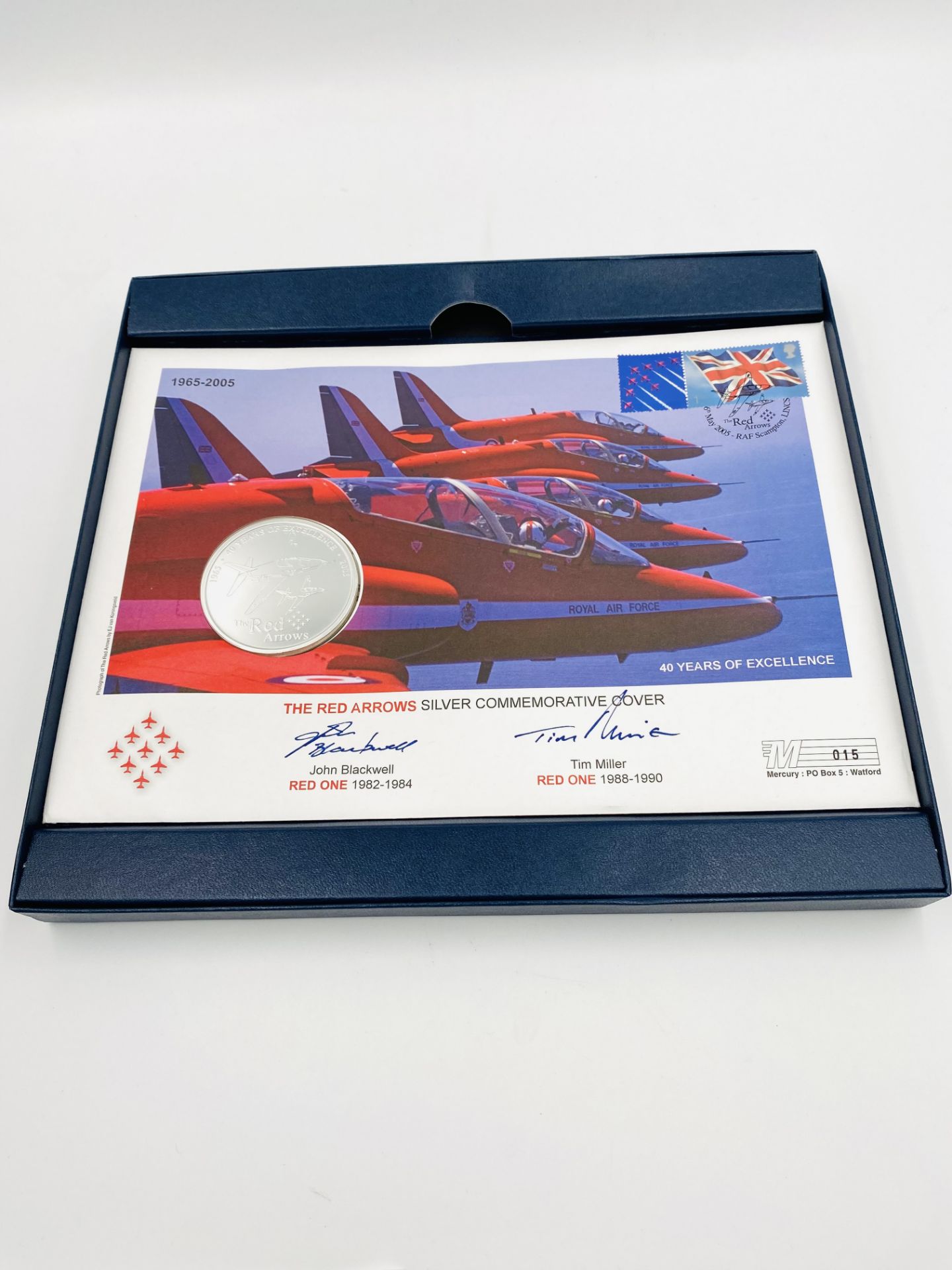 Westminster Coins Red Arrows silver commemorative coin cover