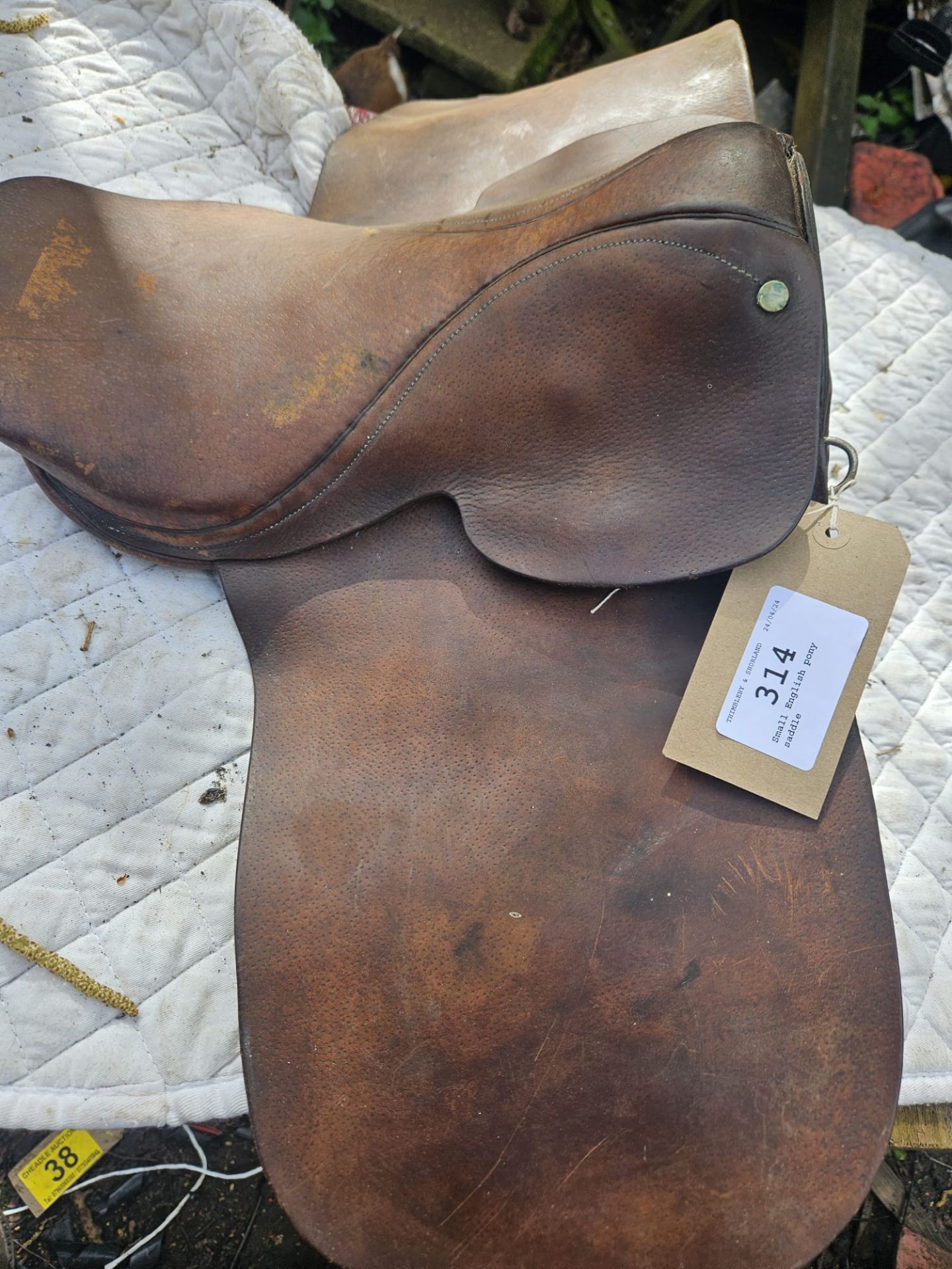 Small English pony saddle