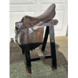 17.5" havana saddle