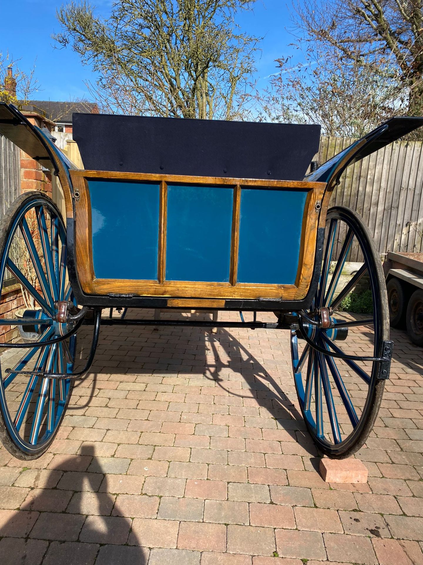 PANEL RALLY CAR built by Hanshaw of Leicester circa 1900 to suit 15.2 to 16.2hh single/tandem. - Image 4 of 5