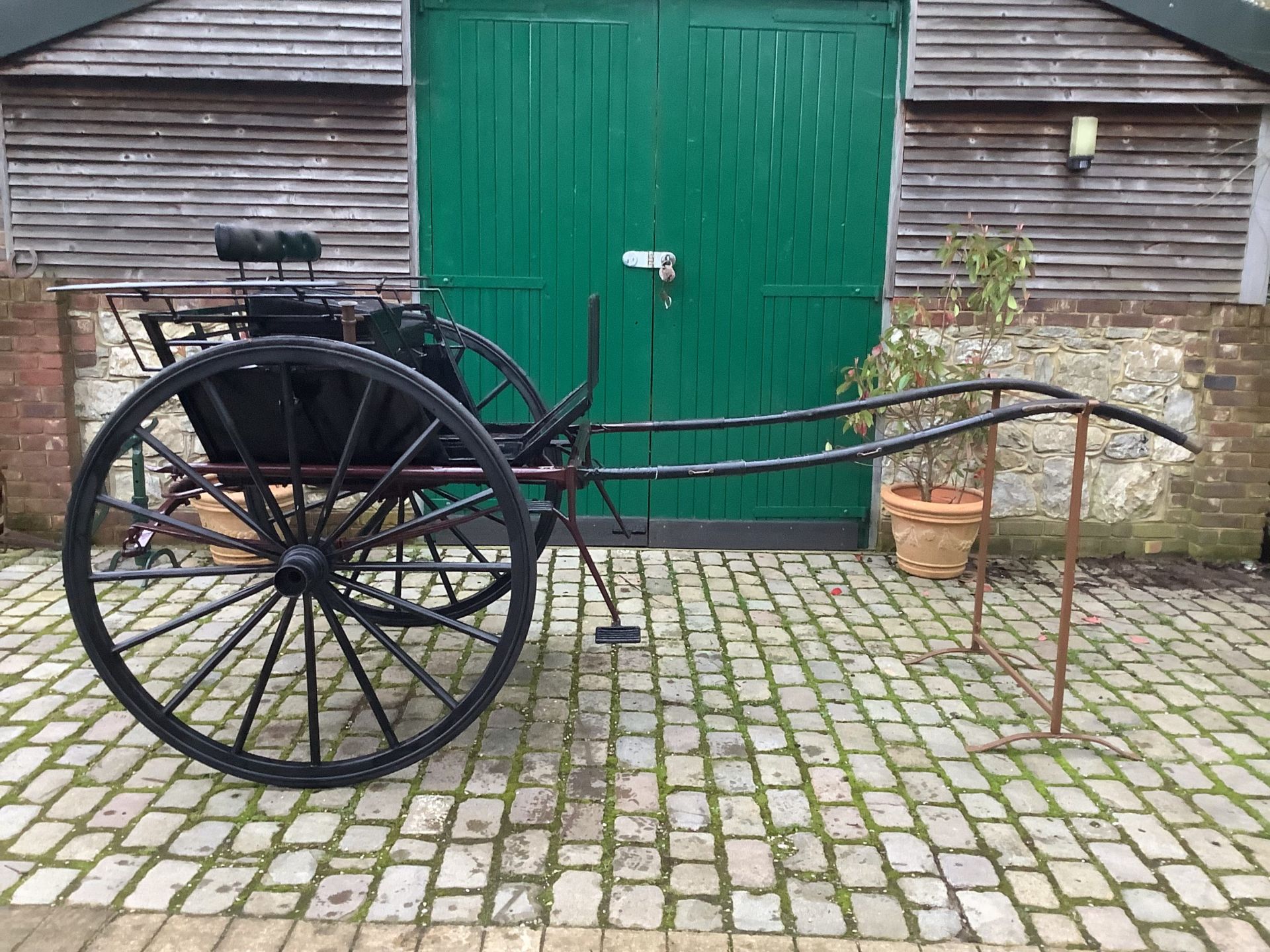 LAWTON PANEL CART built by Lawton of Liverpool/London to suit 14hh single. - Image 3 of 4