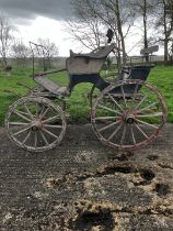 CONTINENTAL SPIDER PHAETON built around 1880, to suit 15hh single/tandem horse