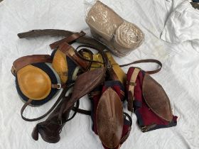 Travel set including knee pads, hock guards, poll guard, two surcingles and a set of bandages