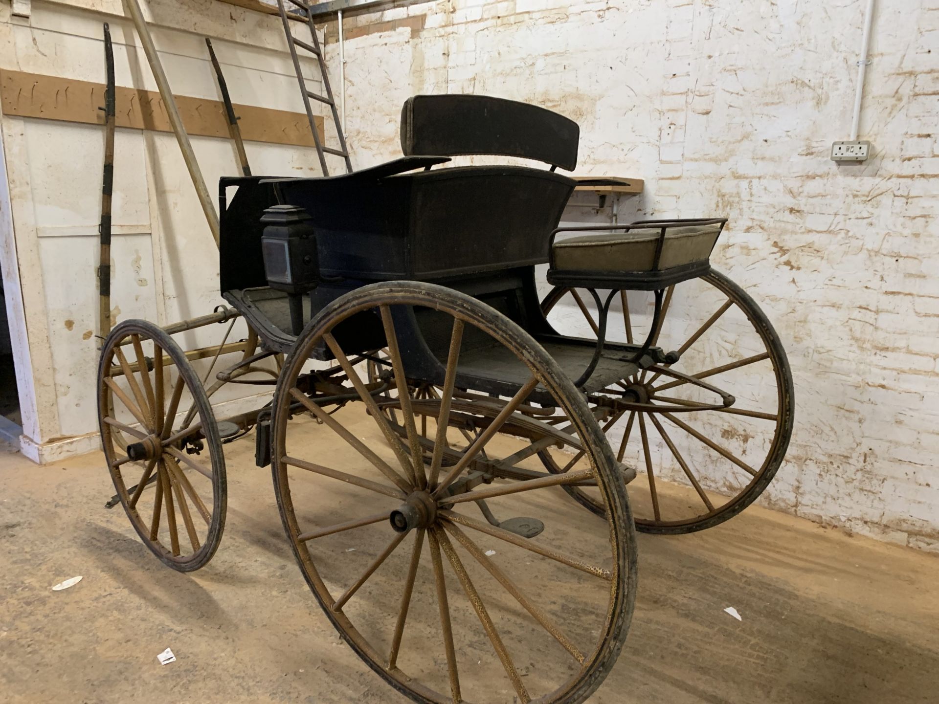 SPIDER PHAETON built by Mills & Sons of Paddington circa 1900 to suit 15hh single/pair. - Image 3 of 5