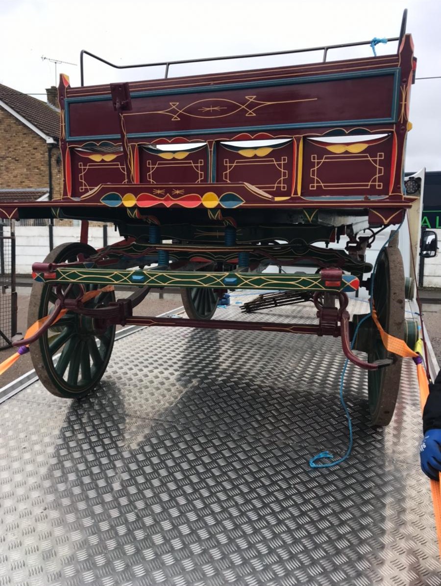 LONDON TROLLEY made by Ron Snelling of Wandsworth to fit 14.2 to 15.2hh, on iron tyres. - Image 2 of 5