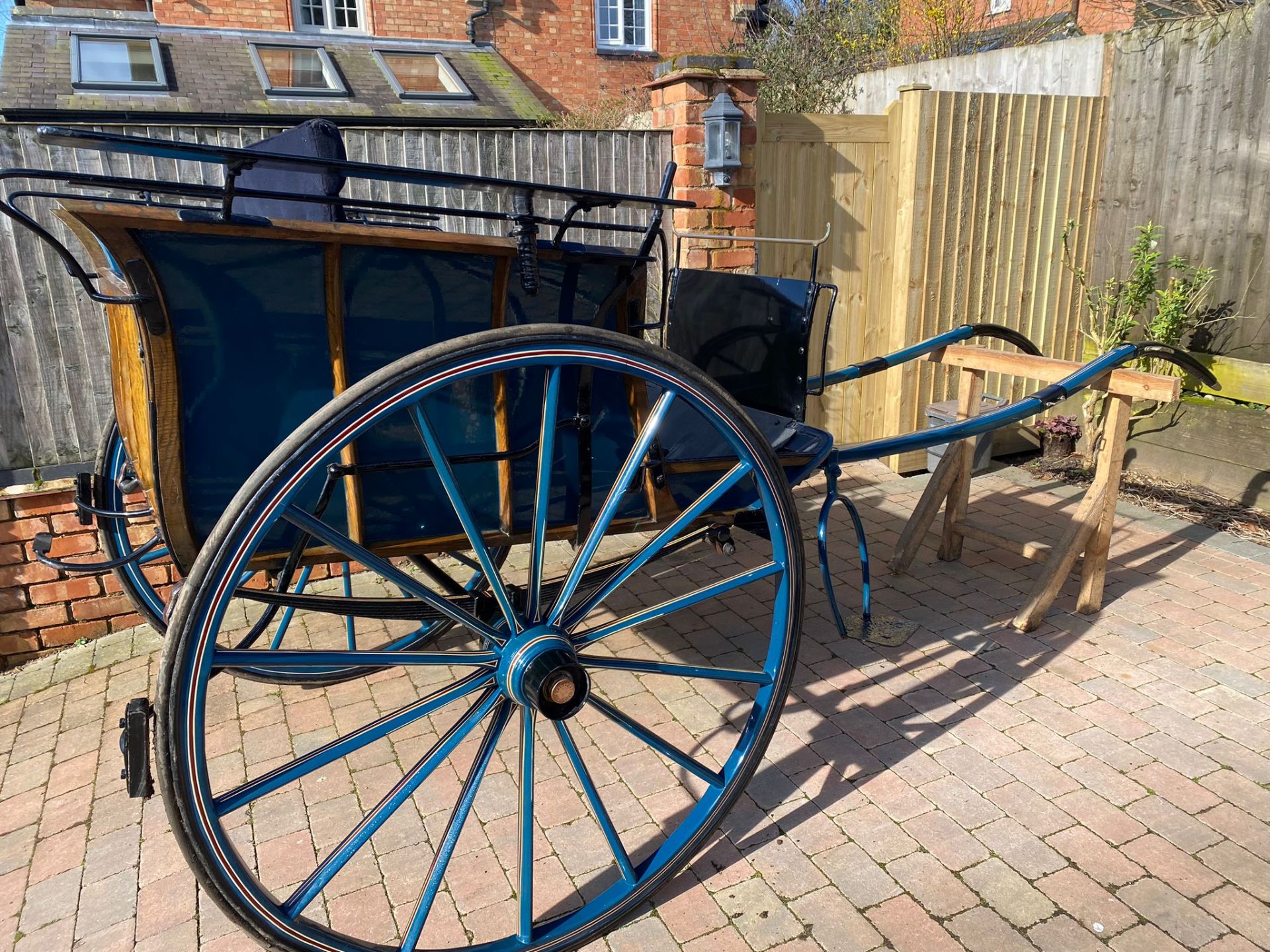 PANEL RALLY CAR built by Hanshaw of Leicester circa 1900 to suit 15.2 to 16.2hh single/tandem. - Image 5 of 5