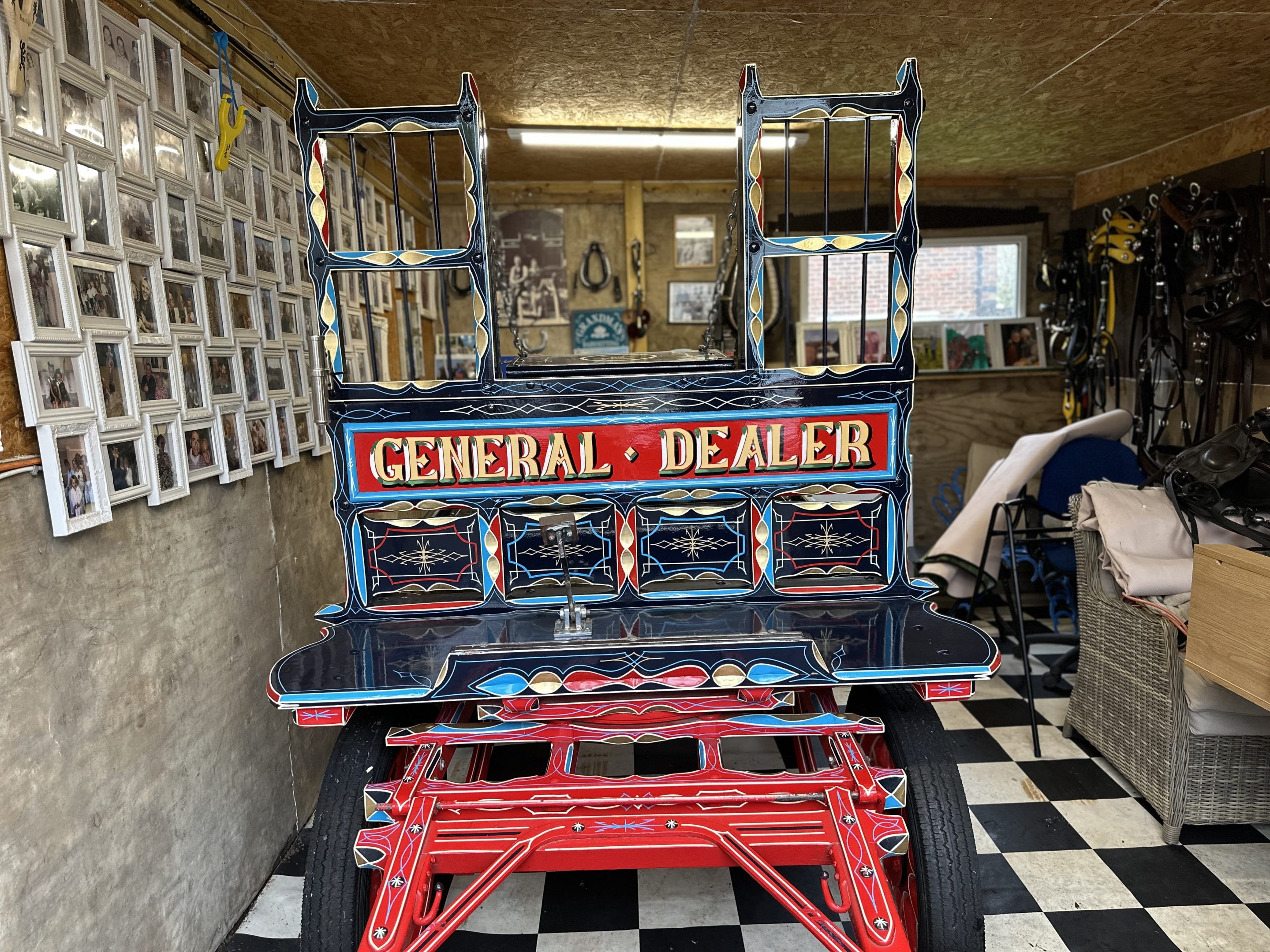 LONDON TROLLEY hand-painted by Bill Stevens designed to suit a single 12-14hh pony.