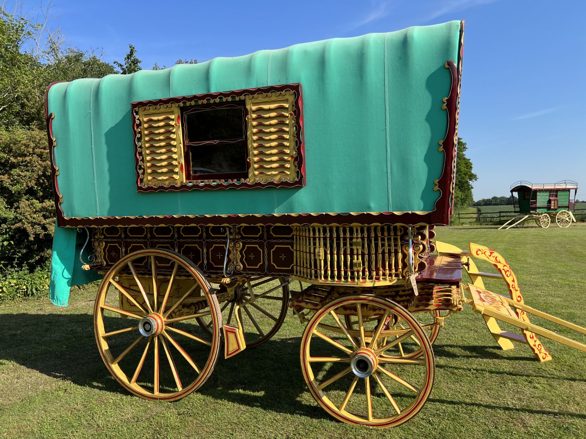 SQUARE BOW TOP WAGON built by Bill Wright, Rothwell Haigh, Leeds circa 1900 - Image 2 of 17