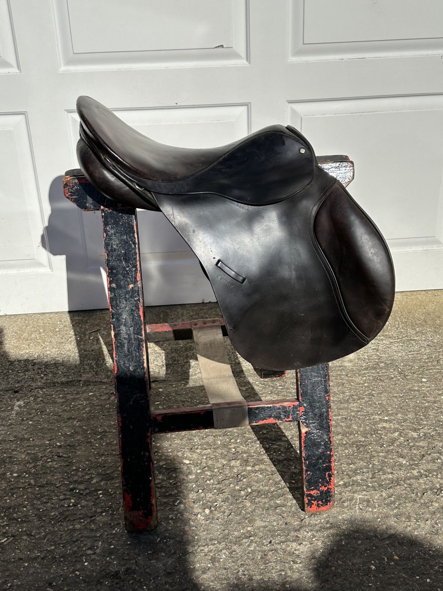 18.5" Country Saddlery dark Havana saddle - Bild 2 aus 2