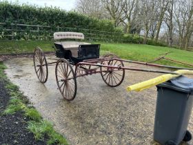 AMERICAN FOUR WHEEL BUGGY circa 1900, to suit 15hh single/pair/tandem/team.