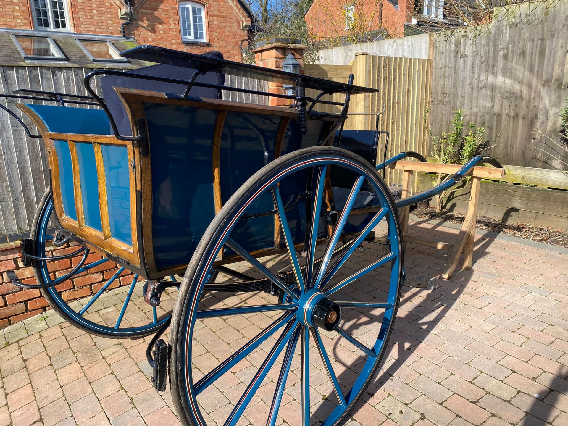 PANEL RALLY CAR built by Hanshaw of Leicester circa 1900 to suit 15.2 to 16.2hh single/tandem. - Image 3 of 5