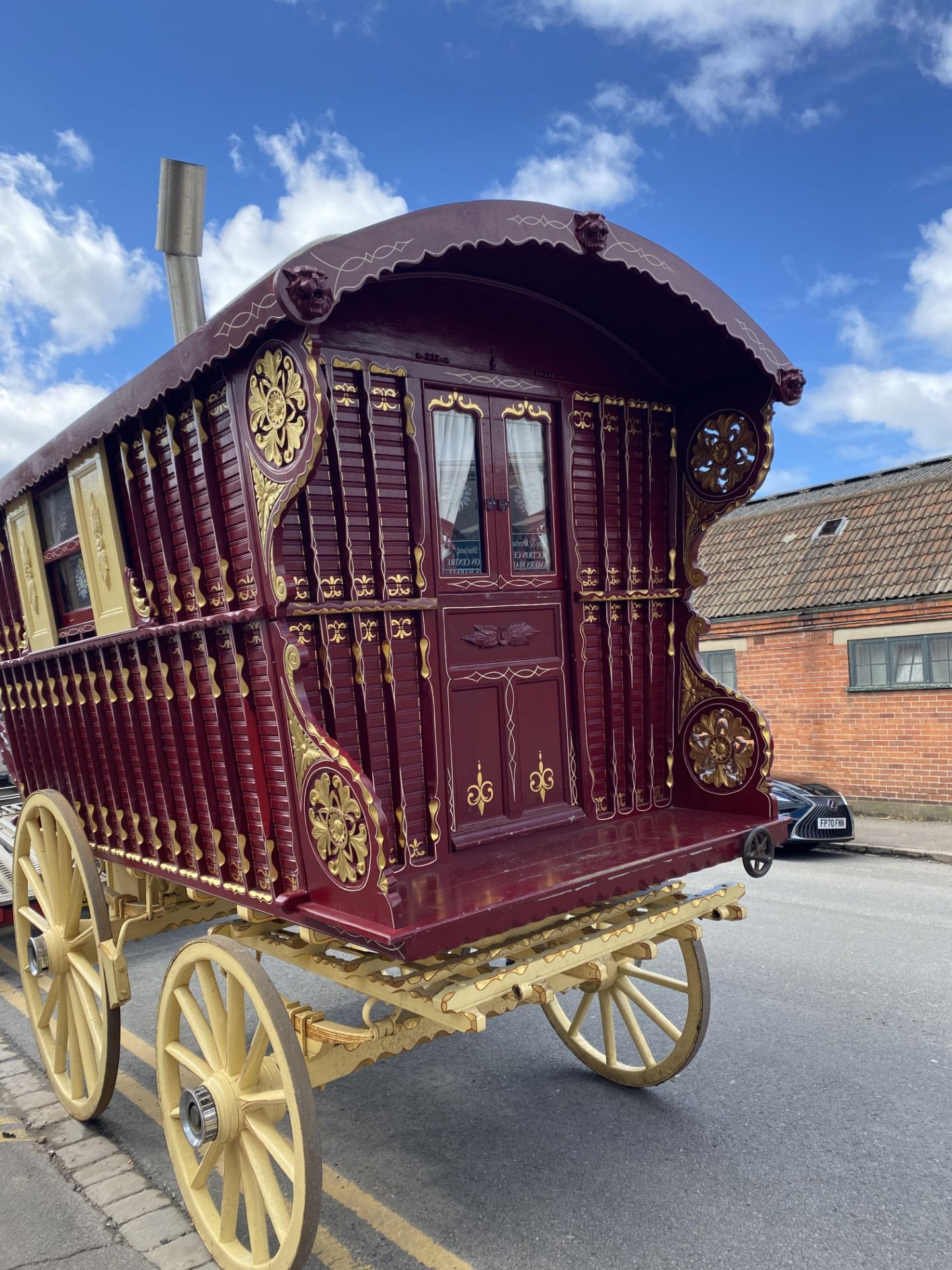 READING WAGON built by William Wheeler of Guildford to suit a single horse. - Image 3 of 14