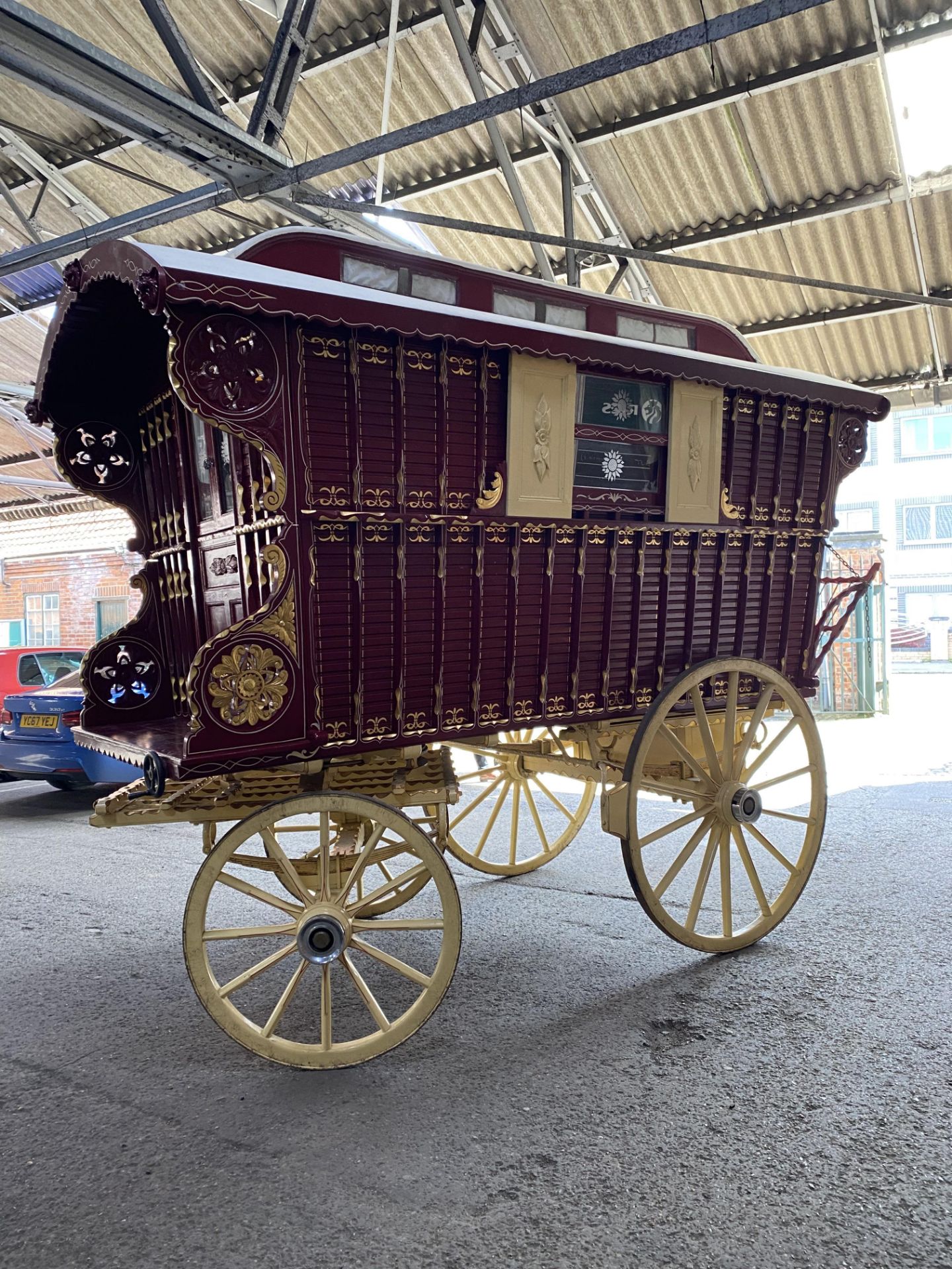 READING WAGON built by William Wheeler of Guildford to suit a single horse. - Image 6 of 14