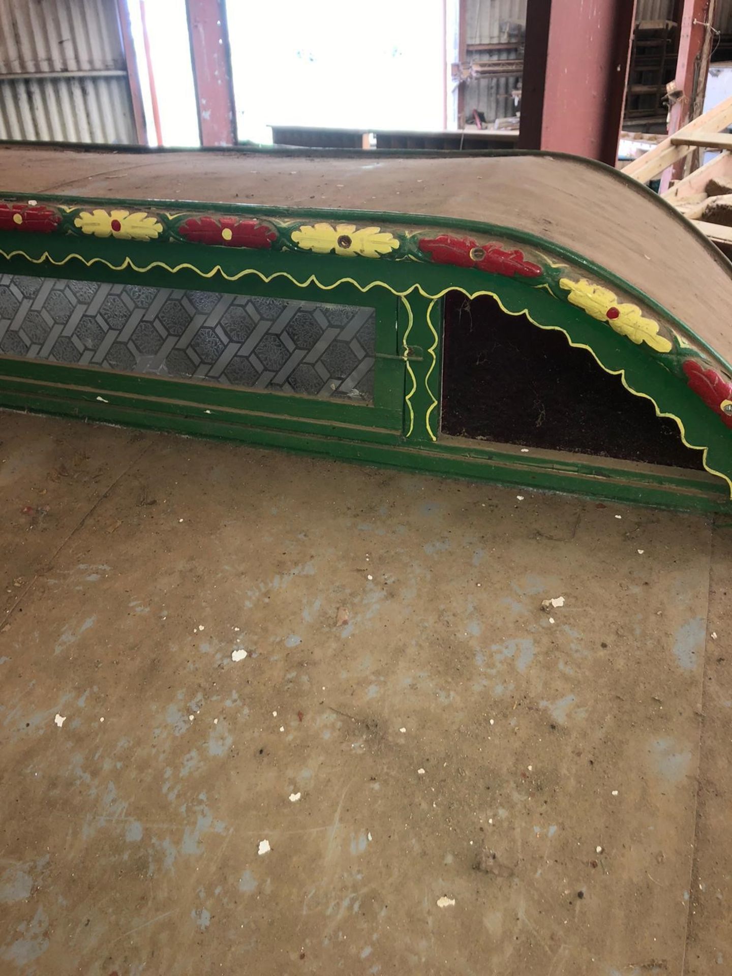 READING WAGON, painted dark green with cream and maroon decoration on a cream painted undercarriage. - Image 9 of 22