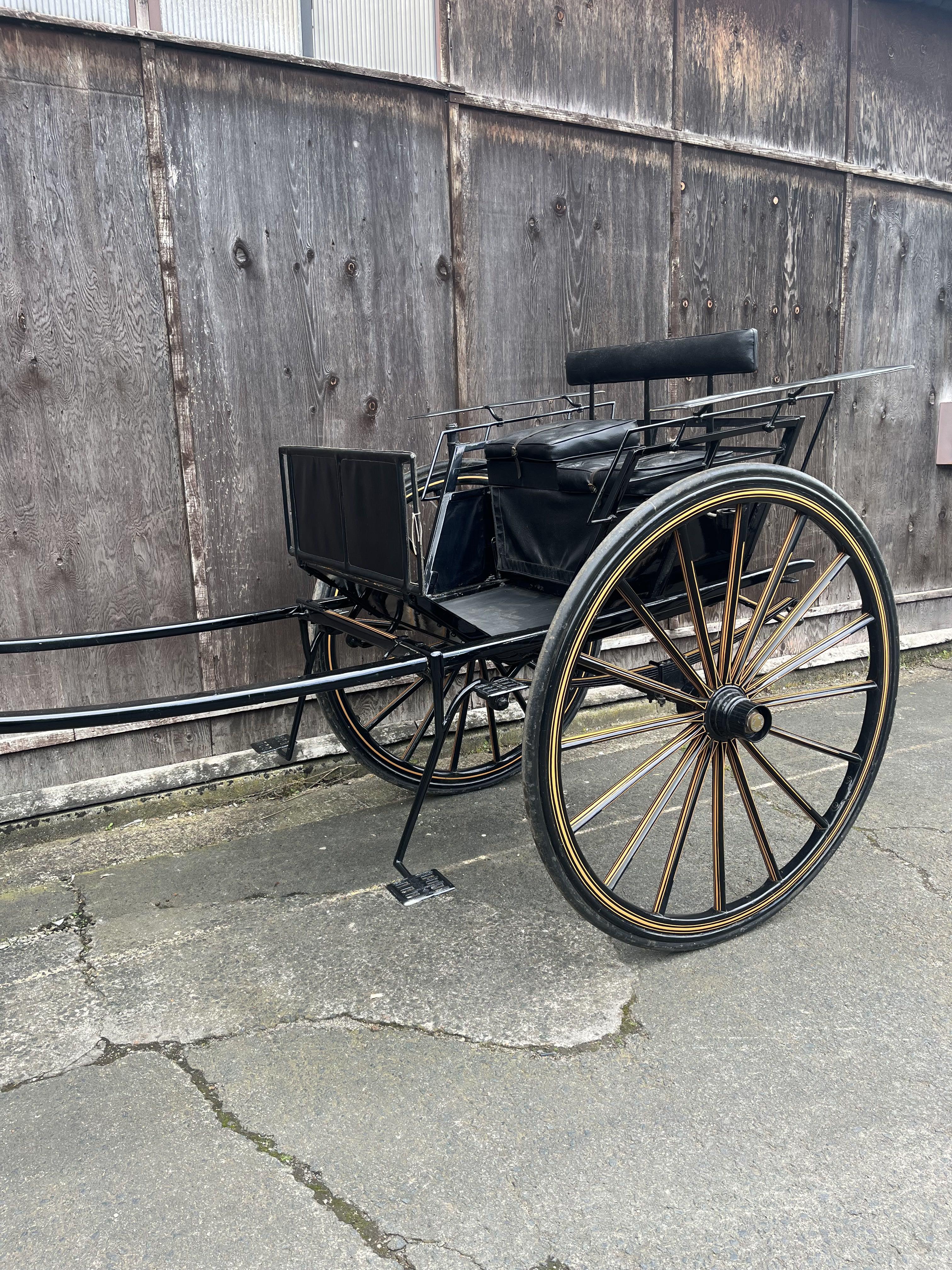 RAIL BACK GIG built by Brown & Son of Windsor to suit 15hh to 16hh single horse. - Image 4 of 5