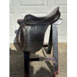 18.5" Country Saddlery dark Havana saddle