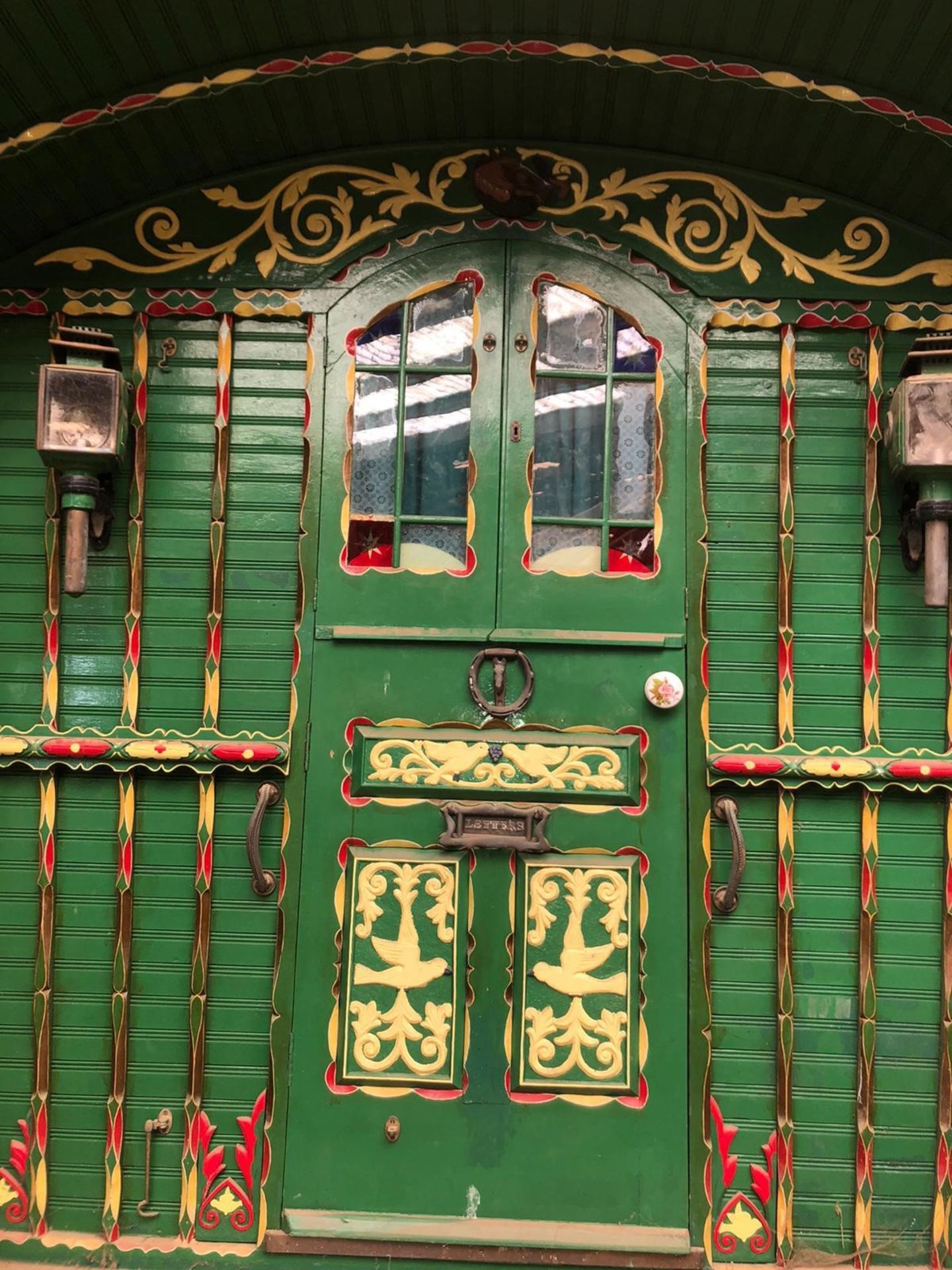 READING WAGON, painted dark green with cream and maroon decoration on a cream painted undercarriage. - Image 11 of 22