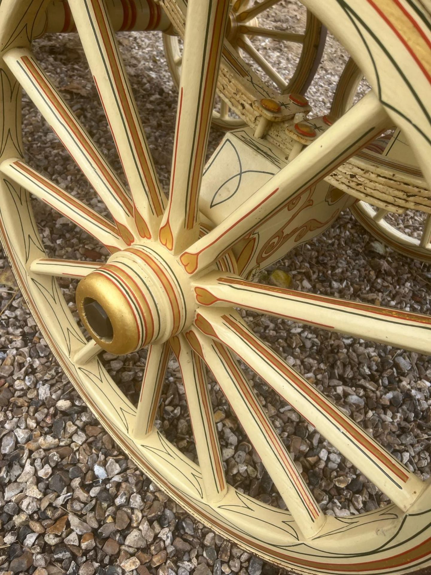 HALF SIZE OPEN LOT WAGON built on an old pony dray. - Image 7 of 13