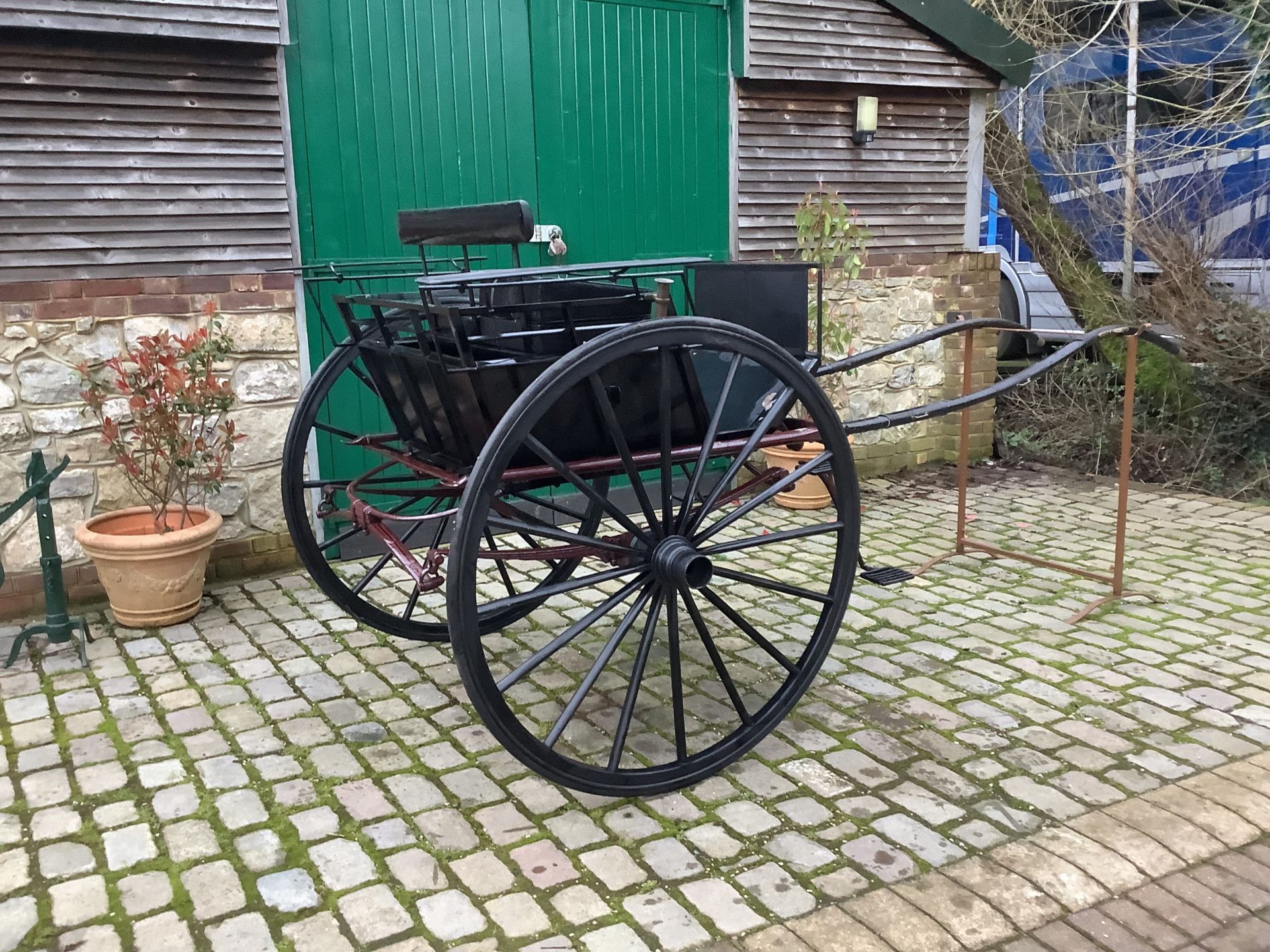 LAWTON PANEL CART built by Lawton of Liverpool/London to suit 14hh single. - Image 4 of 4