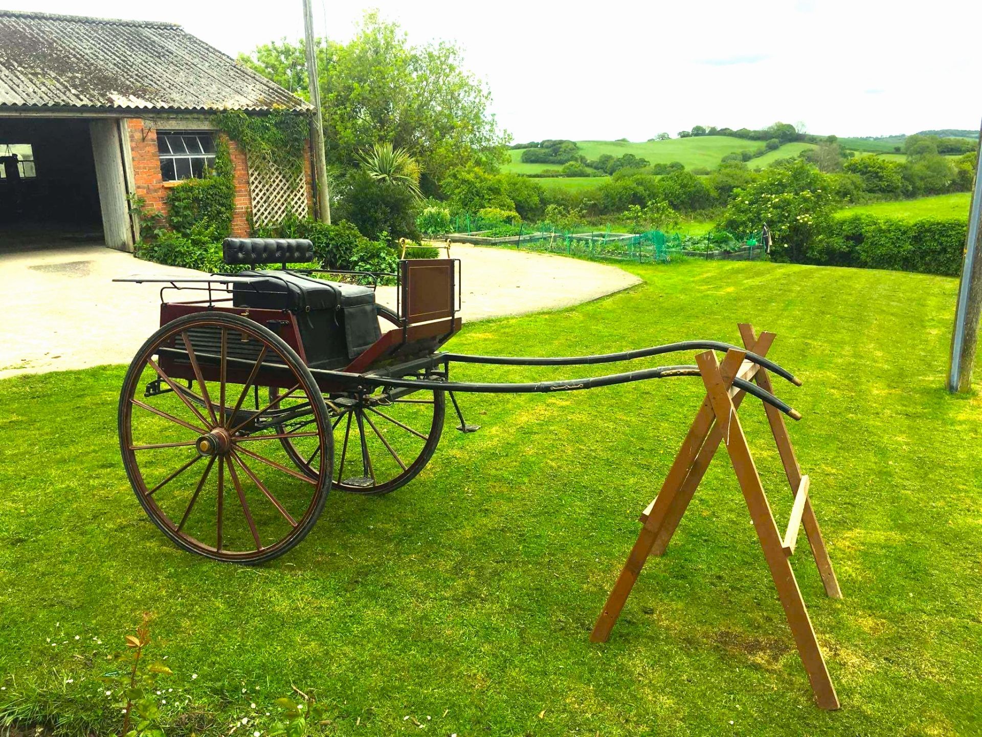 DOG CART built by Presteigne Carriage Company, to suit 15hh single.