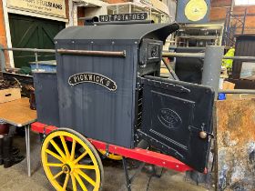 HAND CART OVEN, designed for cooking and re-heating pre-cooked food.