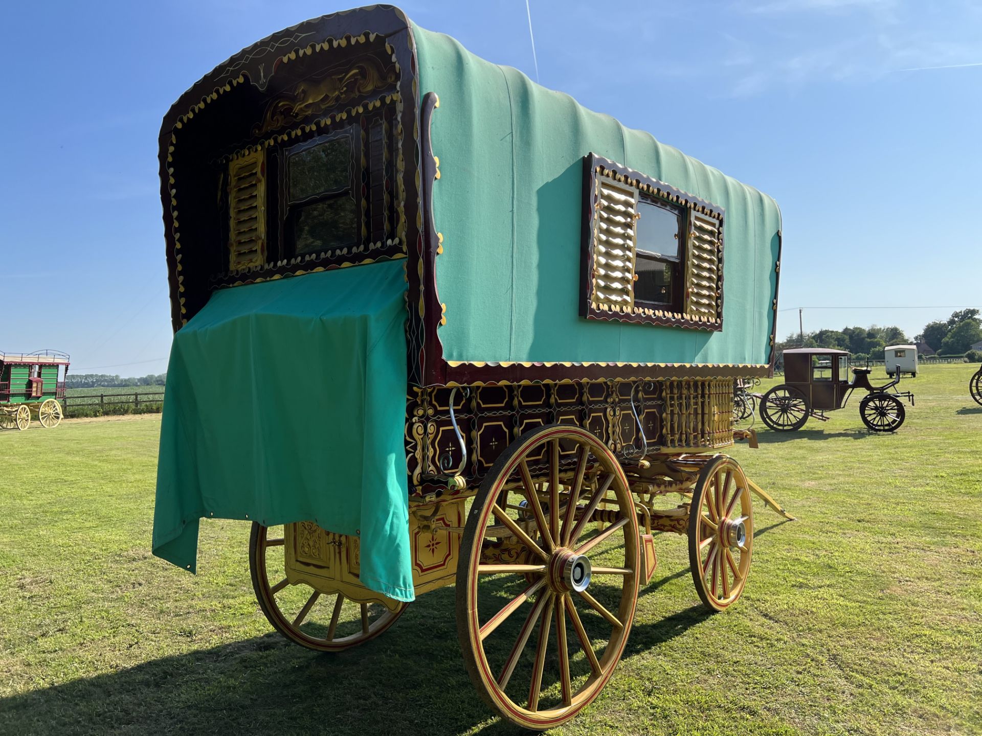 SQUARE BOW TOP WAGON built by Bill Wright, Rothwell Haigh, Leeds circa 1900 - Image 3 of 17