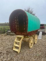 HALF SIZE OPEN LOT WAGON built on an old pony dray.