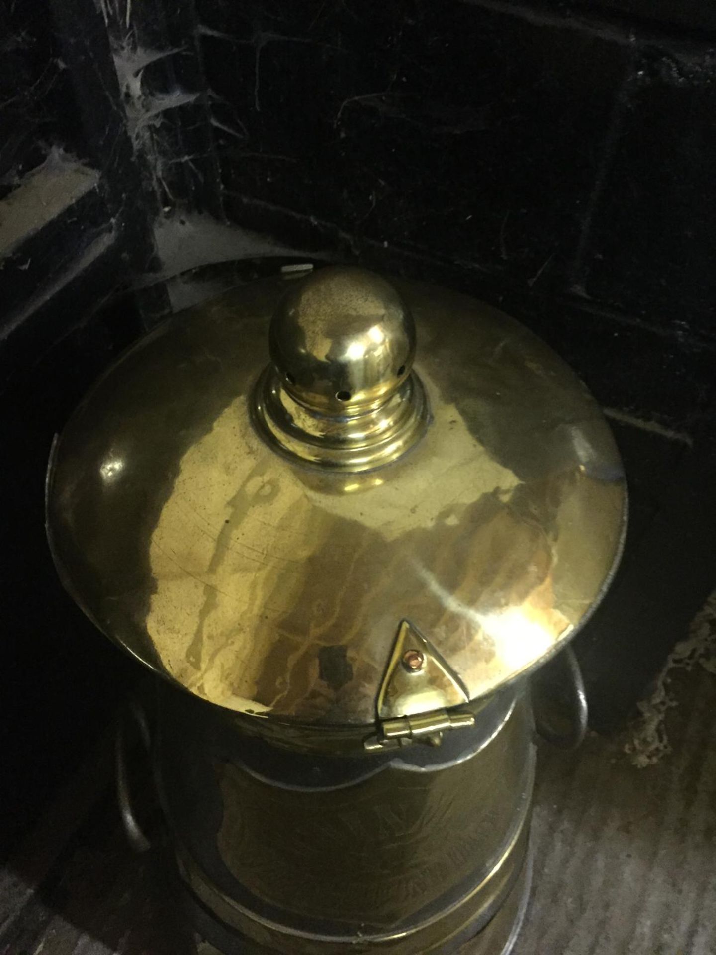 Brass milk churn, 17 gallon - Image 3 of 3