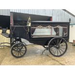 HEARSE built in Liverpool circa 1920 to suit 16-18hh pair or team of horses.