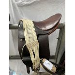 Show leather saddle 12"