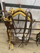 Set of trotting quick hitch harness. This lot carries VAT.