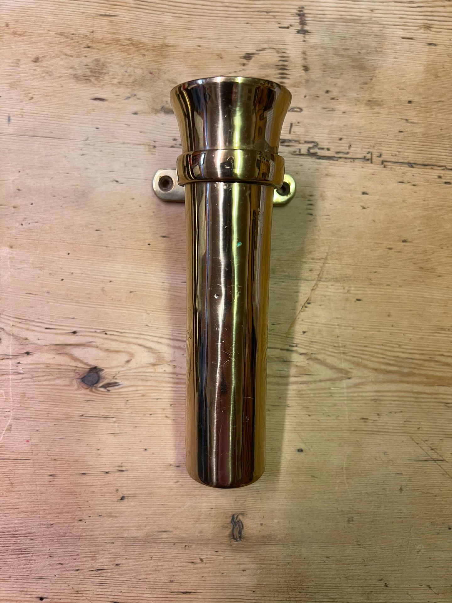 Brass whip holder