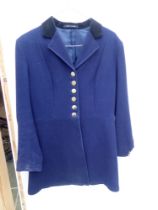 Pure wool navy livery coat by Mears size 34"