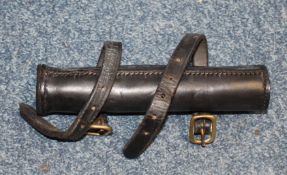 Leather whip holder