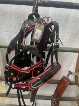 Set of pony webbing harness. This lot carries VAT.