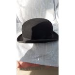 Child's hunting/show bowler hat, size 6 1/2