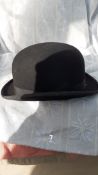 Child's hunting/show bowler hat, size 6 1/2