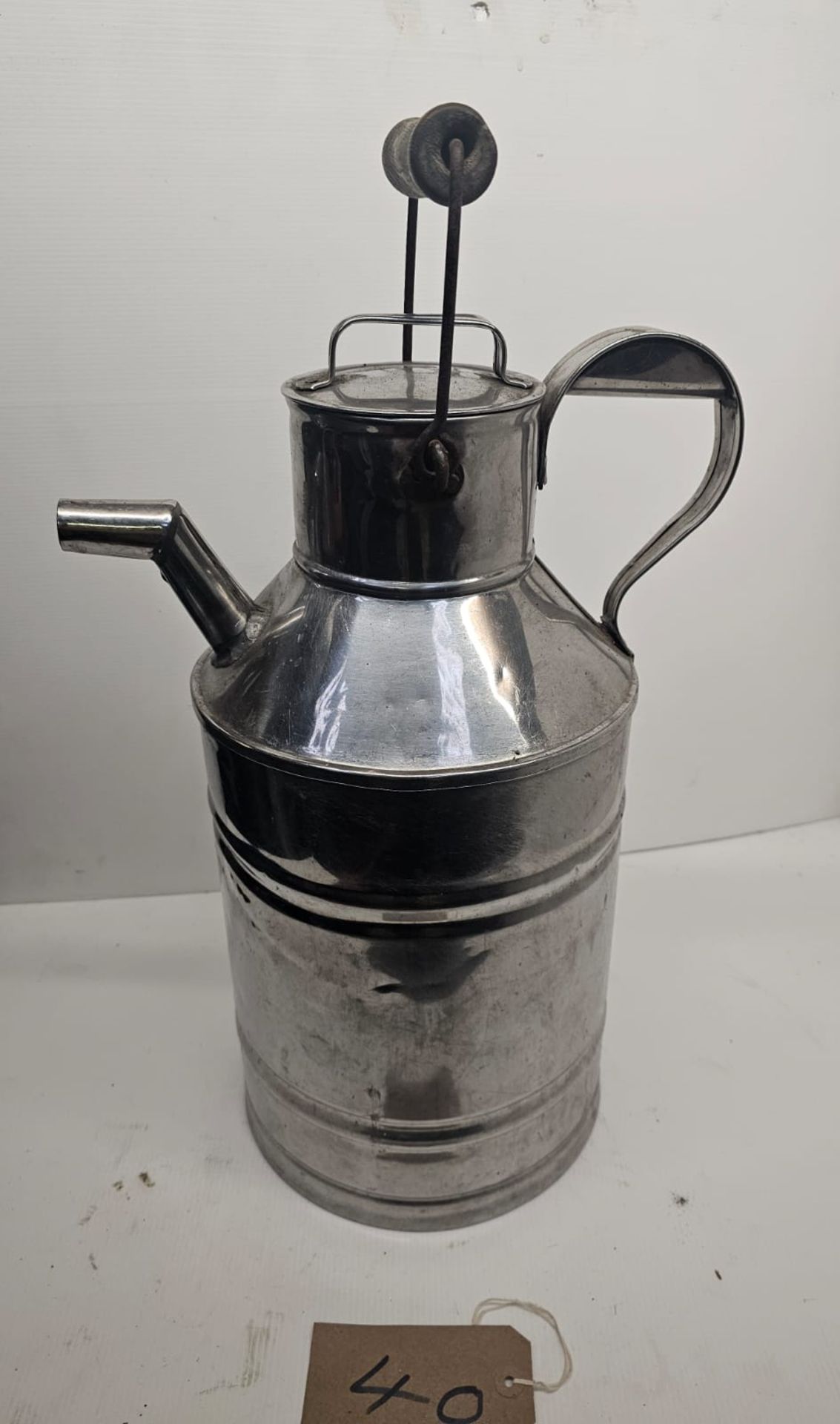 Stainless steel gypsy water jack / water can.