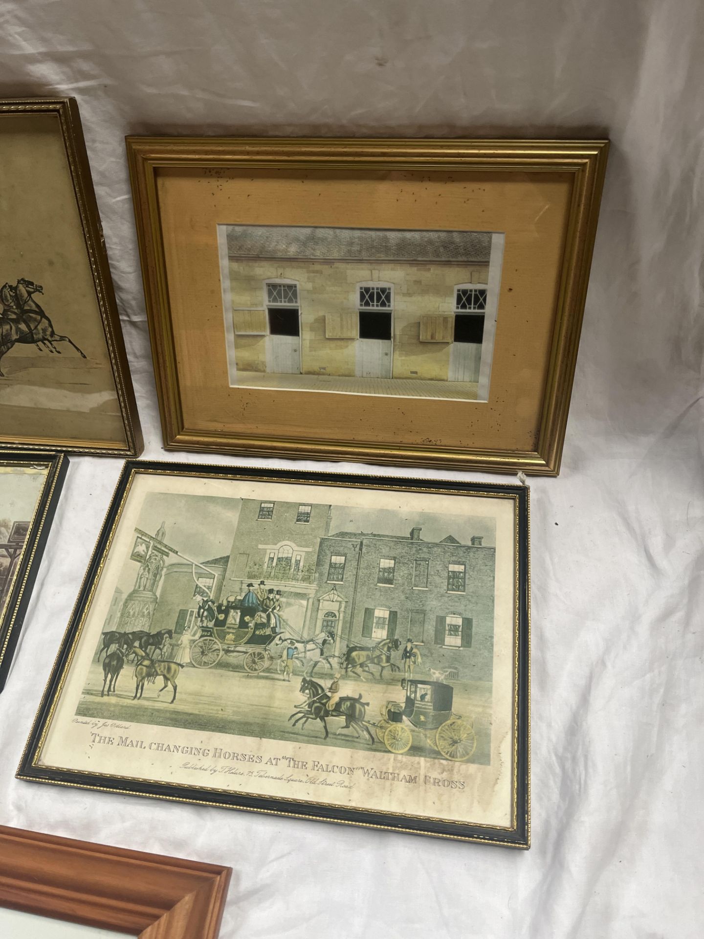A quantity of framed and glazed carriage-related prints and paintings including - Image 3 of 22