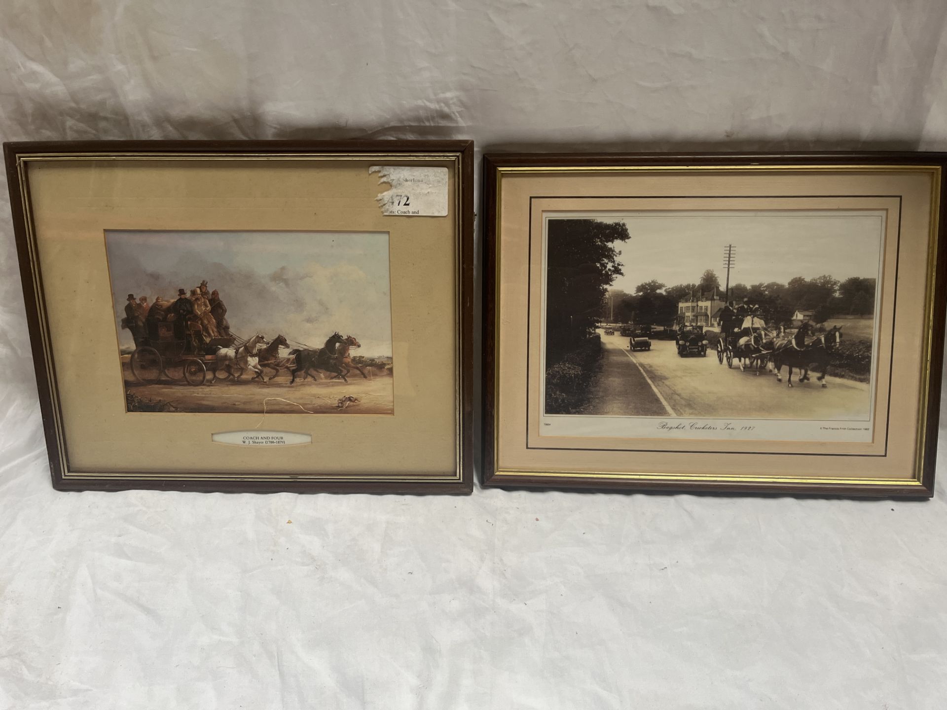 A quantity of framed and glazed carriage-related prints and paintings including - Image 5 of 22