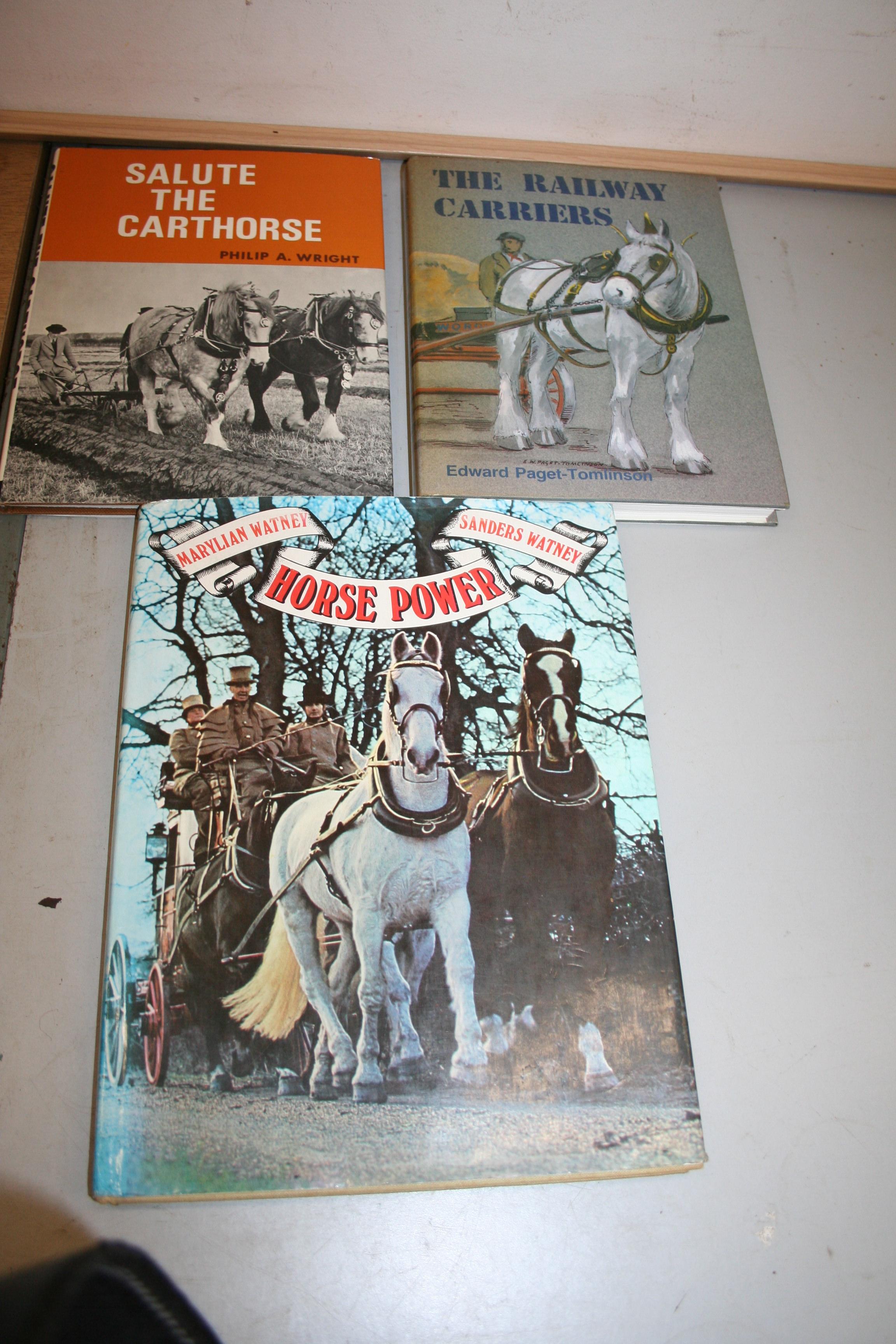 Three books relating to heavy horses and carriages